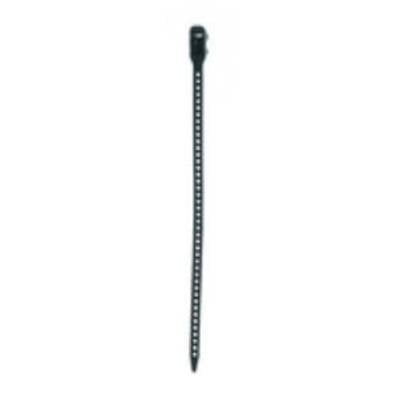 HellermannTyton 115-07190 SOFTFIX-XS-TPU-BK-XW Kábelkötöző 180 mm 7 mm Fekete Nyitható, Nagyon hajlékony, Visszahúzó hurokkal 16 db (115-07190)
