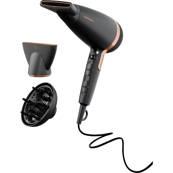 Grundig HD 8080 haardroger 2300 W Zwart, Roségoud