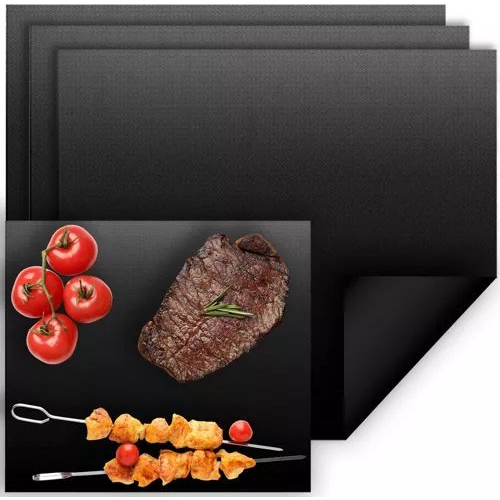 Iso Trade 3 db Hőálló Teflonszőnyeg A Grillhez, 40x33 cm/db (5900779949980)