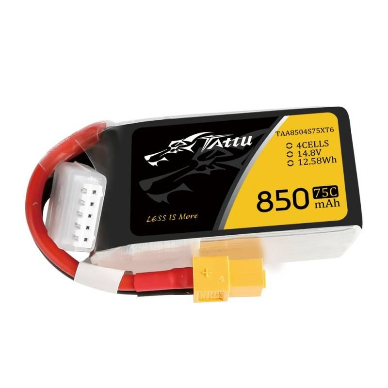 Lithium-polymerová baterie (LiPo) GensAce 0 V 850 mAh (TAA8504S75XT6)