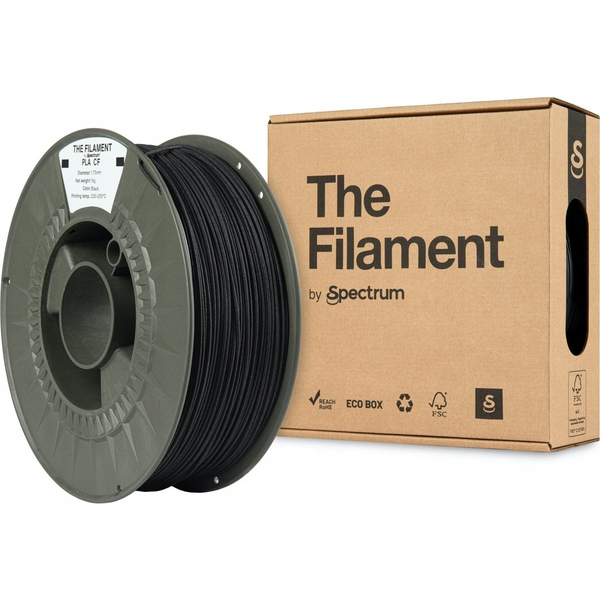 The Filament 3D filament, PLA CF, 1,75mm, 1000g, TF-24094, black