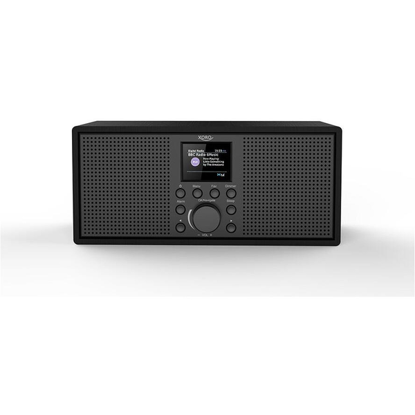 Интернет радио Xoro DAB 700 IR, Spotify, DAB+, FM, BT, Holz, Черен
