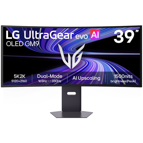 LG 39GX950B-B computer monitor 99,1 cm (39") 5120 x 2160 Pixels 5K Ultra HD OLED Zwart