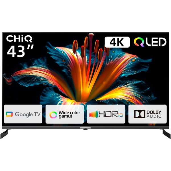 CHiQ 43" U43QM8V 4K Smart TV