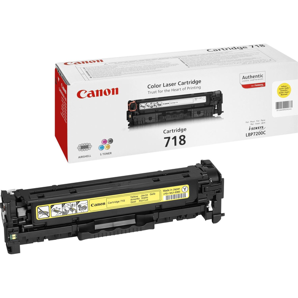 Canon CRG-718 Y tonerpatron 1 stk Original Gul
