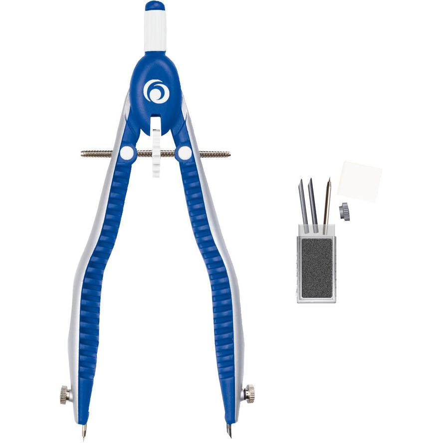 Herlitz my.pen Zirkel, Blau-Weiß (50046768) (50046768)