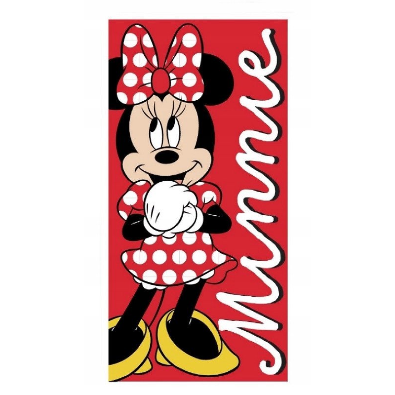 FARO Minnie egér - piros 70 × 140 cm (8435631338963)