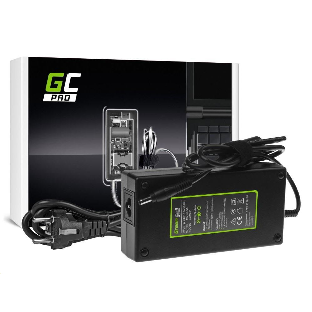Green Cell Notebook töltő MSI 19V | 9.5A | 180W | 5.5-2.5mm (AD100P) (AD100P)