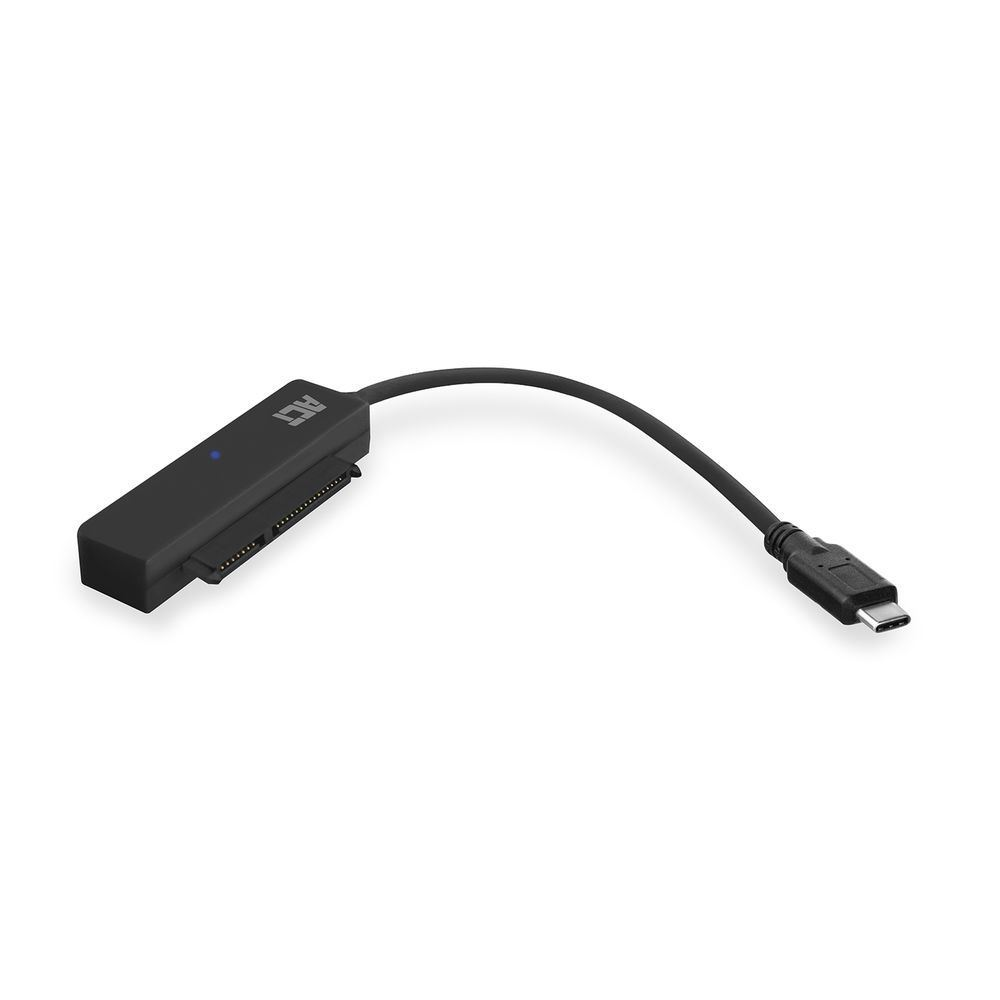 ACT AC1525 USB-C adapter kábel - 2.5" SATA/ SSD tápegység fekete (AC1525)