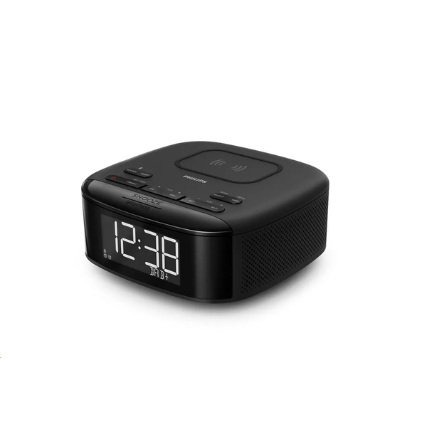 Philips TAR7705/10 радиоприемник Часовник Аналогов и цифров Черен