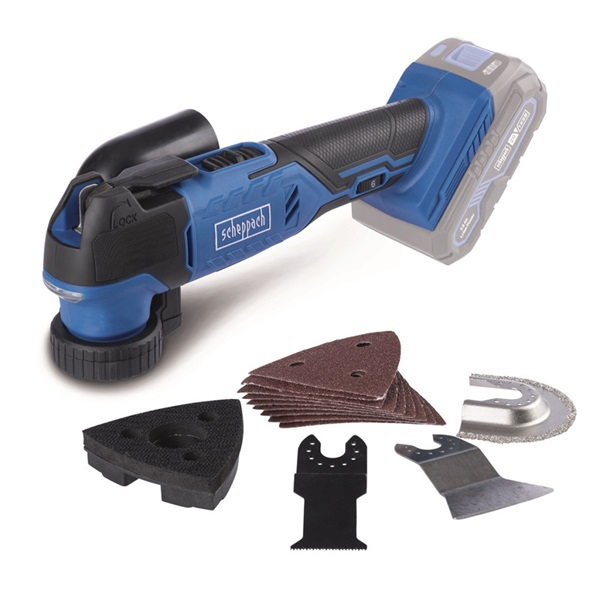 Scheppach C-MT40-X IXES 20 V (akku és töltő nélkül) akkus multifunkciós oszcillációs gép (5909248900)