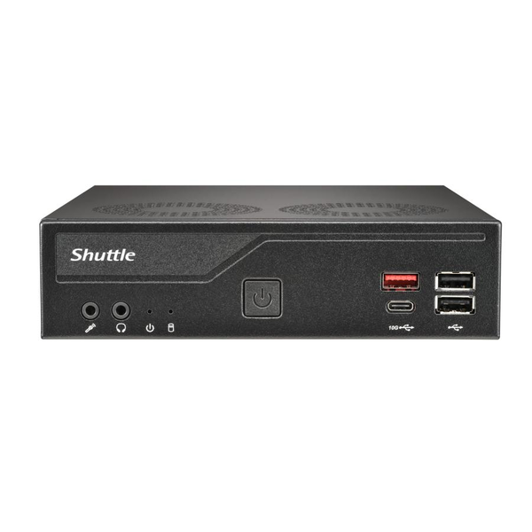 Shuttle DH810S PC/workstation barebone 1,35L maat pc Zwart Intel H810 LGA 1851 (Socket V1)