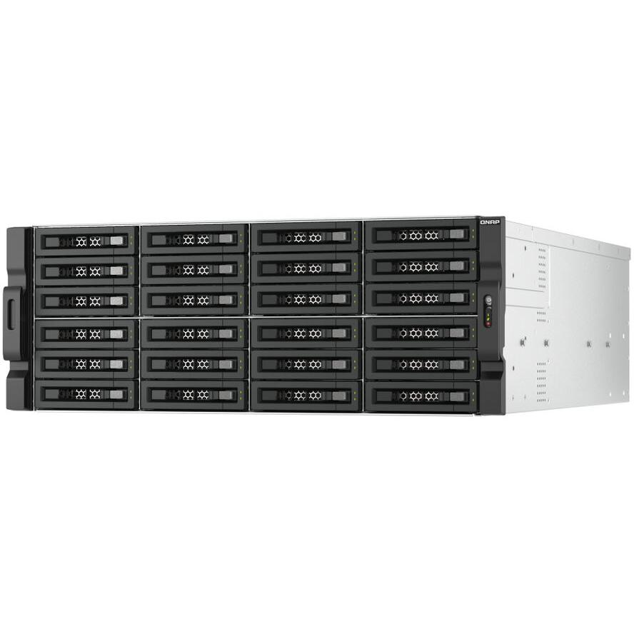 QNAP TL-R2400PES-RP tárolóegység burkolat HDD/SSD ház Fekete, Szürke 2.5/3.5" (TL-R2400PES-RP)