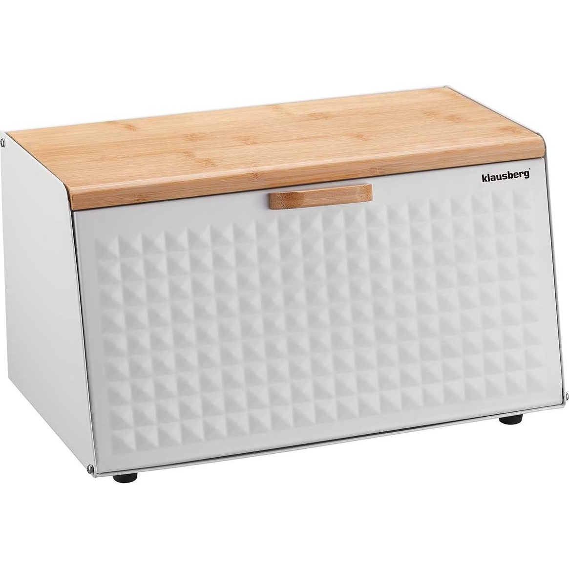 Klausberg Premium Kenyértartó - Rozsdamentes Acél/bambusz KB-7468 (KB-7468)