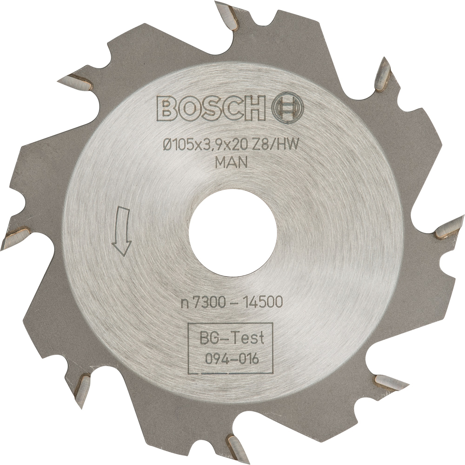 Bosch Z8/HW Tárcsamaró - 105x20x3,9mm (3608641008)