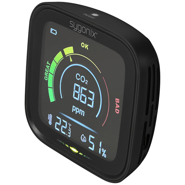 CO2 měřič Sygonix SY-5609518