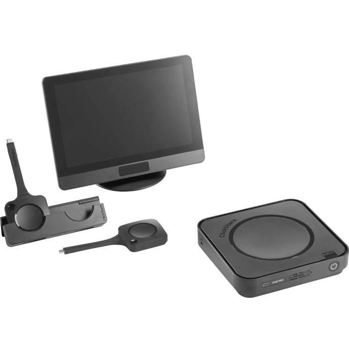 Barco ClickShare Hub Pro + Control Panel systém na videokonferenciu Ethernet / LAN pripojenie Systém riadenia videokonferenčných služieb
