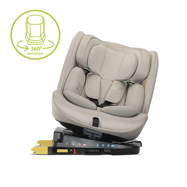 LORELLI Rodeo 360 isofix autósülés i-Size 40-150 cm - Beige