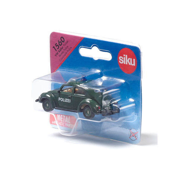 SIKU 1560 VW Bogár rendőrautó - Zöld
