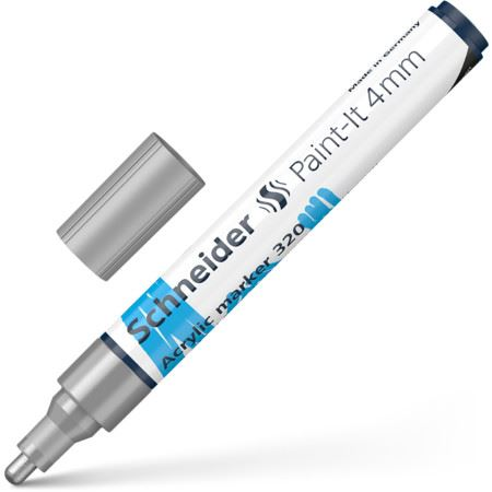 Schneider Paint-It 320 4mm akril marker ezüst (120254) (Schneider120254)