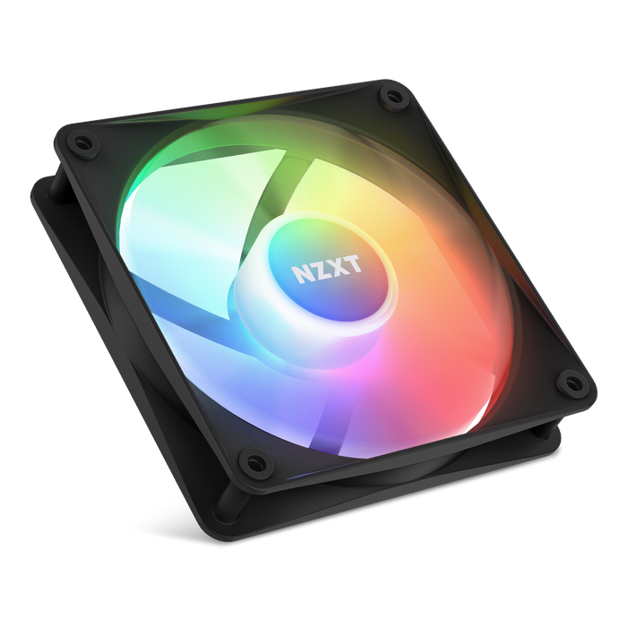 NZXT F120 120mm PWM RGB Rendszerhűtő - Fekete (RF-C12SF-B1)