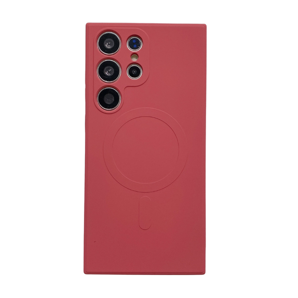 Husa pentru Samsung S24 Plus cu magnet silicon Cellect Rosu