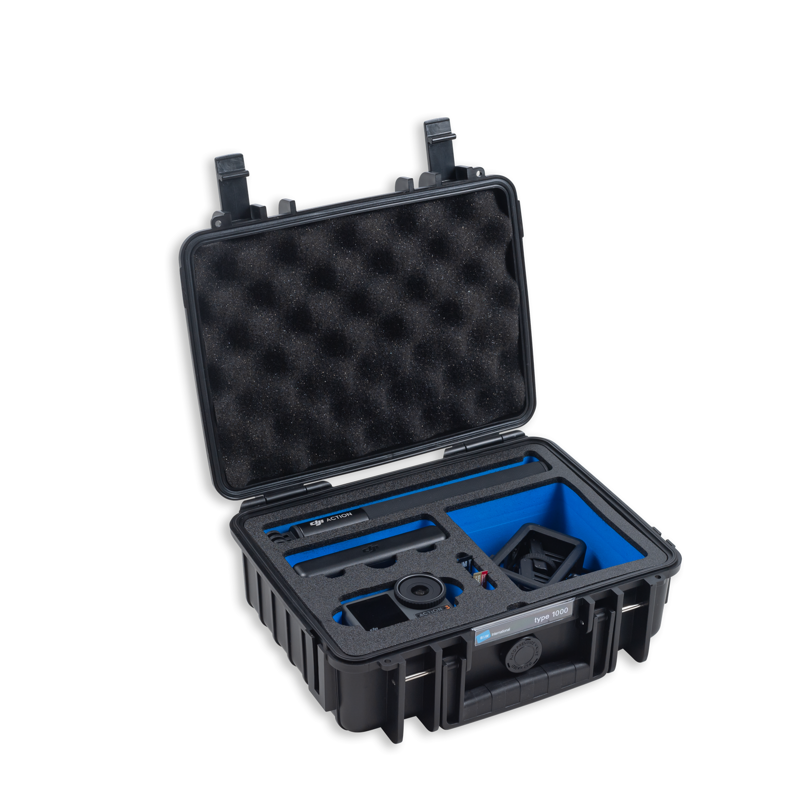 B&W Type 1000 DJI Osmo Action 3 Fotós bőrönd - Fekete (1000/B/ACTION3)