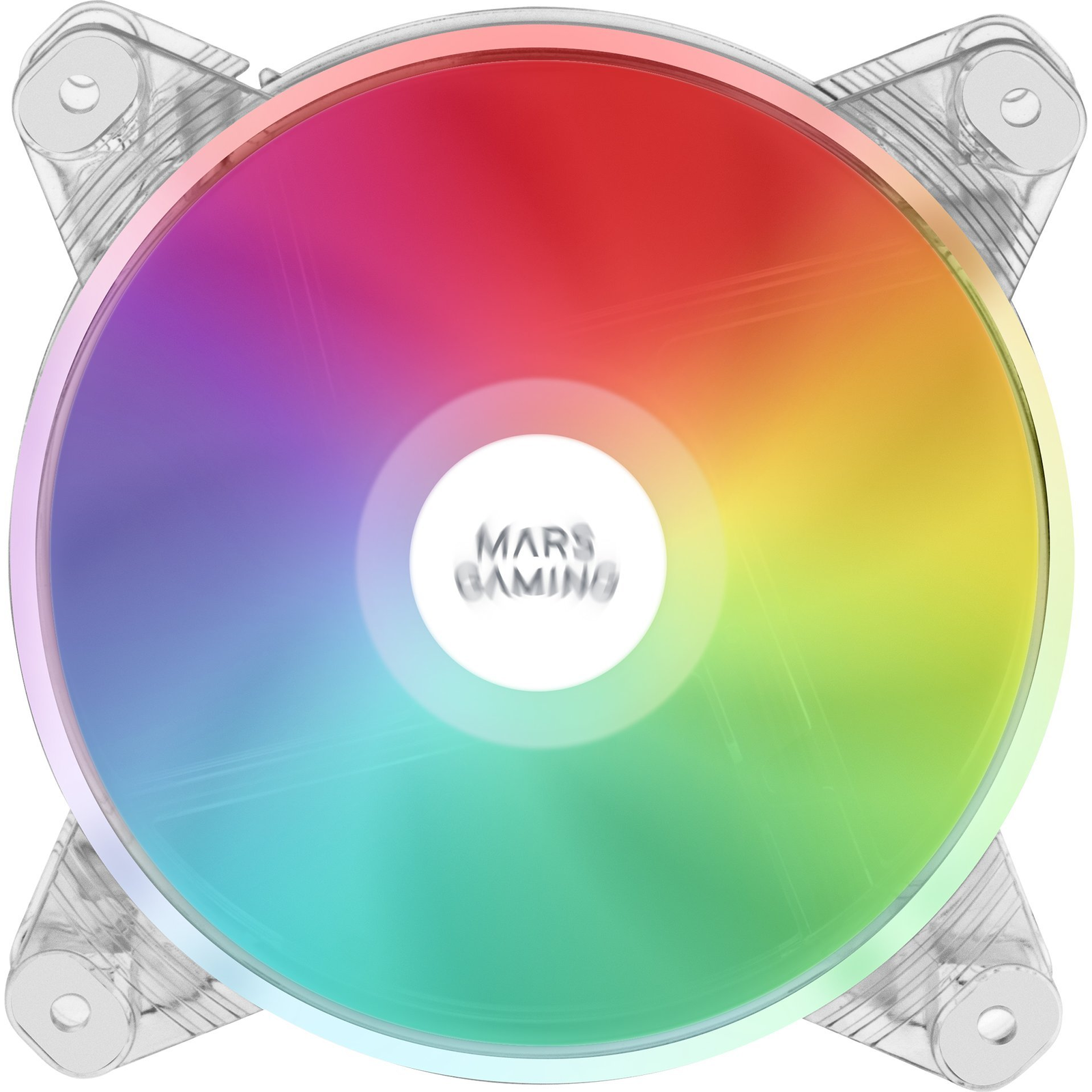 Mars Gaming MFD számítógépes hűtőrendszer Számítógép ház Ventilátor 12 cm Fehér 1 db (4710562759334)