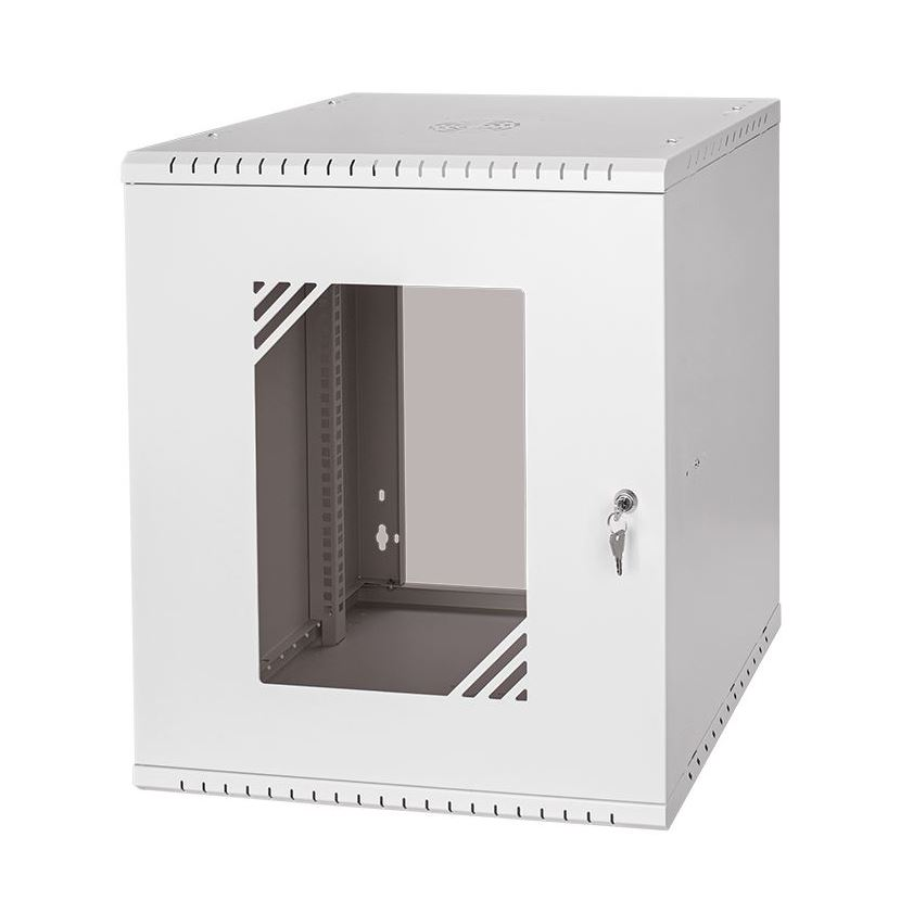 Stalflex 12U fali rack szekrény 19" 450mm szürke (RC19-12U-450GG) (RC19-12U-450GG)
