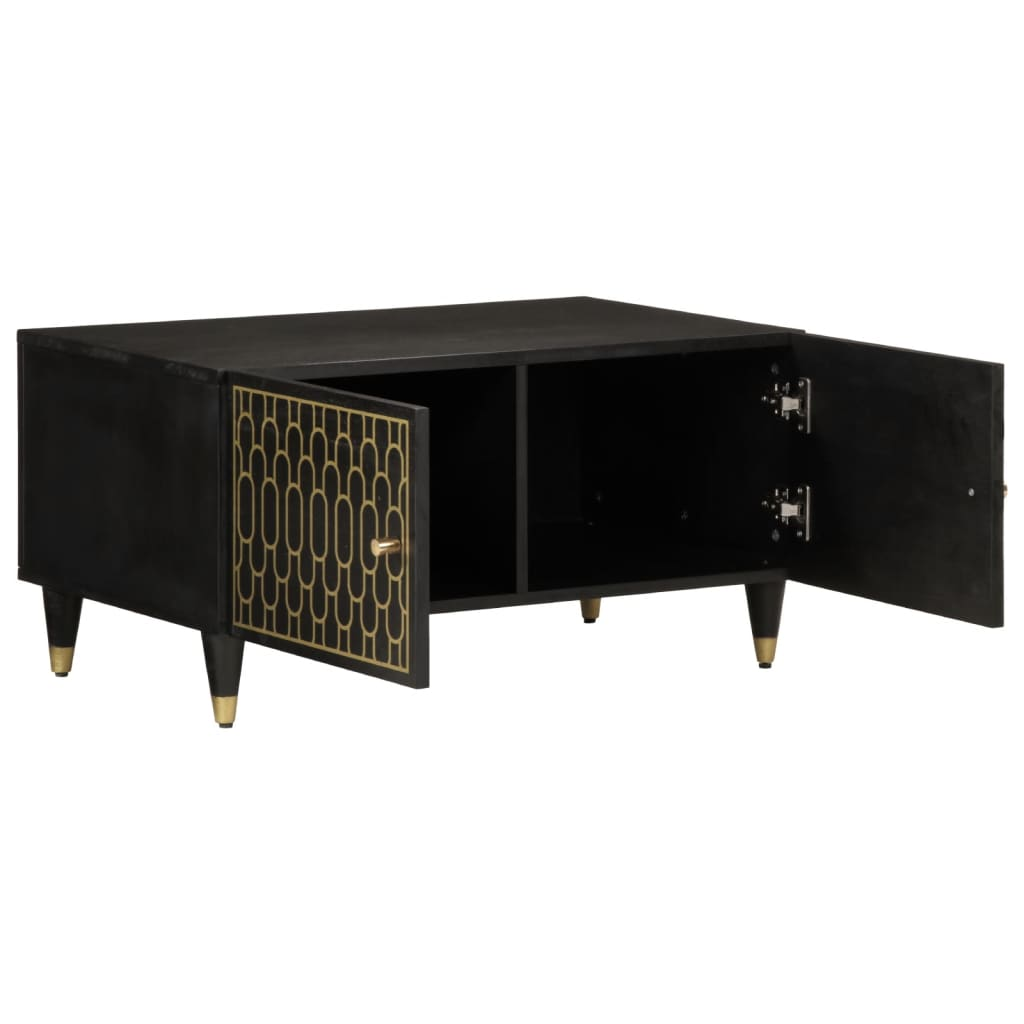 tömör mangófa dohányzóasztal 80 x 50 x 40 cm (358325)