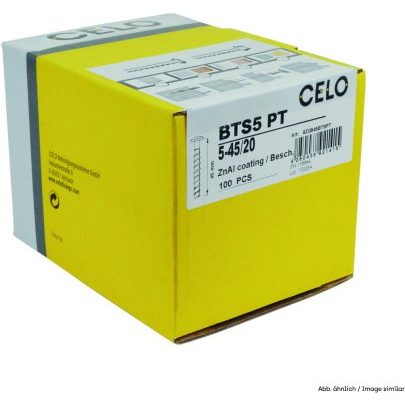 Šroub do betonu 5x45 mm s drážkou TX /balení = 100 ks/ (9ZG545BTSPT) CELO