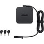 ASUS U65W-01 Universal Mini Mulit-tips Adaptor adaptoare și invertoare de curent Interior / exterior 65 W Negru