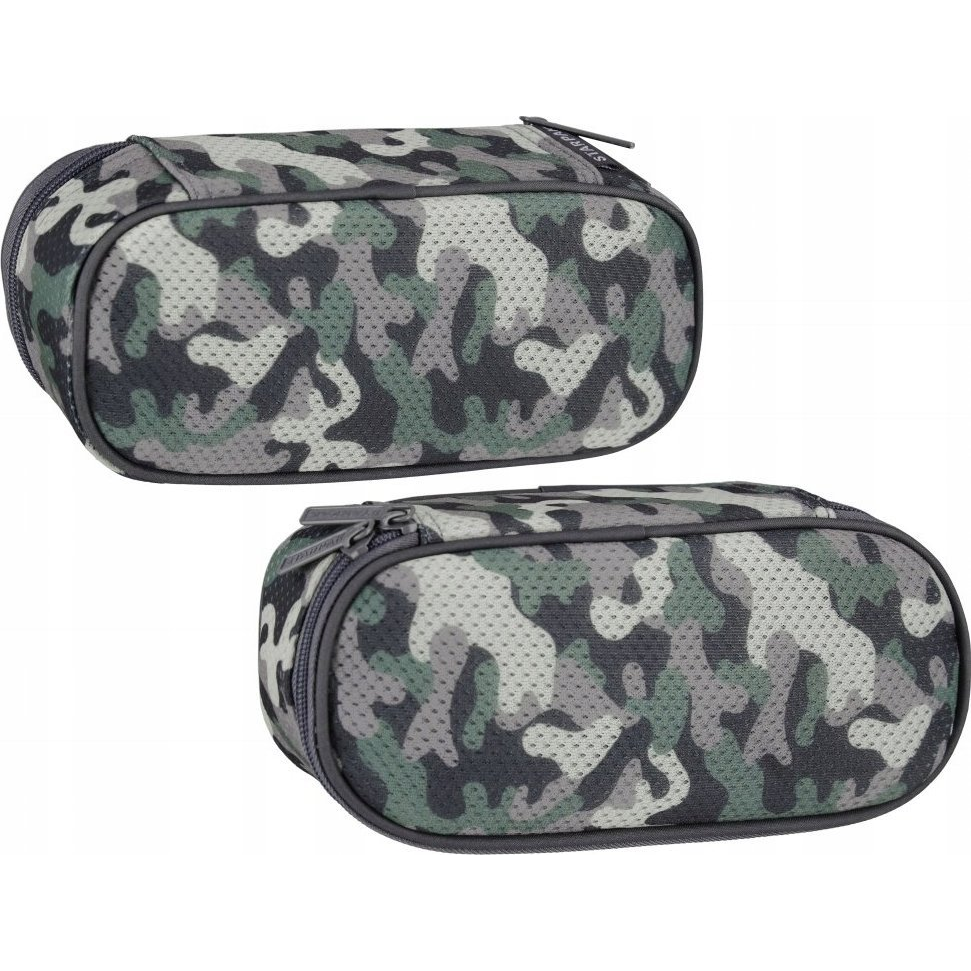 Starpak Terepmintás Ovális Tolltartó - Grey Moro (STK PIO689)