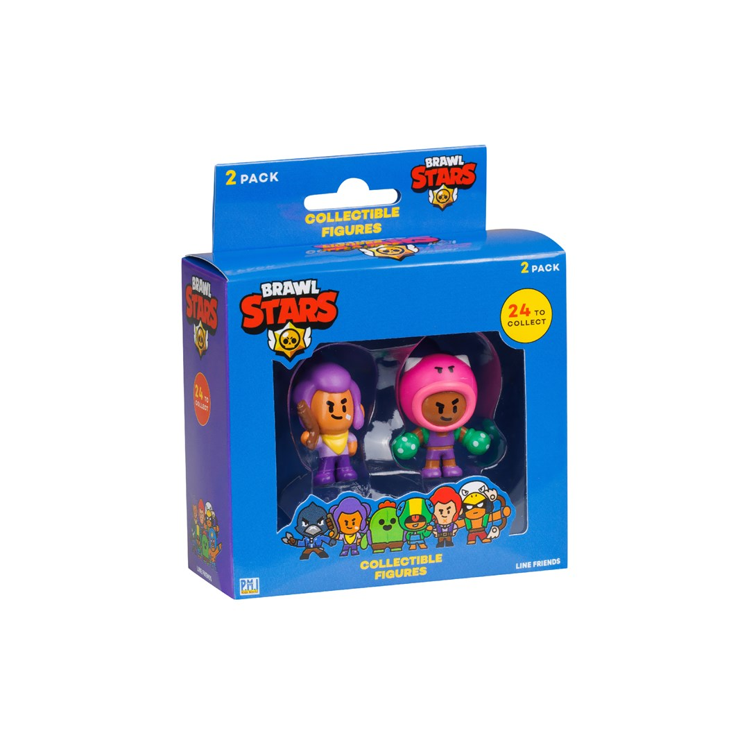 P.M.I. Brawl Stars S1 2 darabos gyűjthető 4.5cm Figura szett - B verzió (BRW2015B)