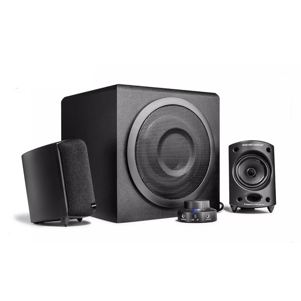 WaveMaster MOODY BT 2.1 csatornás aktív hangszórórendszer fekete (66206)