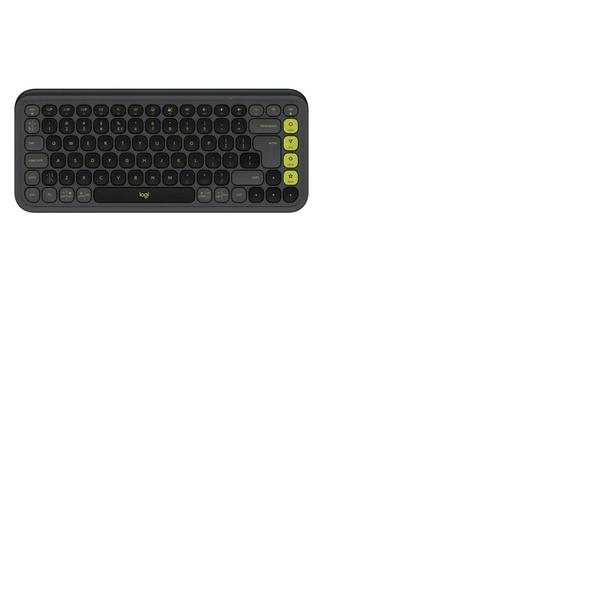 Logitech POP Icon Keys tastiera Universale Bluetooth QWERTY US International Grafite, Verde
