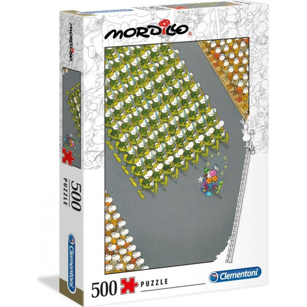 Clementoni The March Puslespil 500 stk Humor