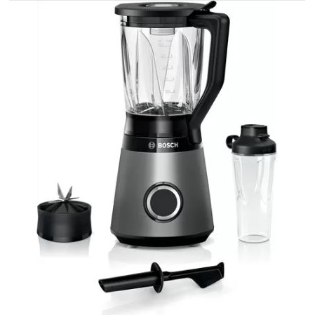 Bosch MMB6174S mixér Stojací mixér 1200 W Černá, Metalická, Průhledná