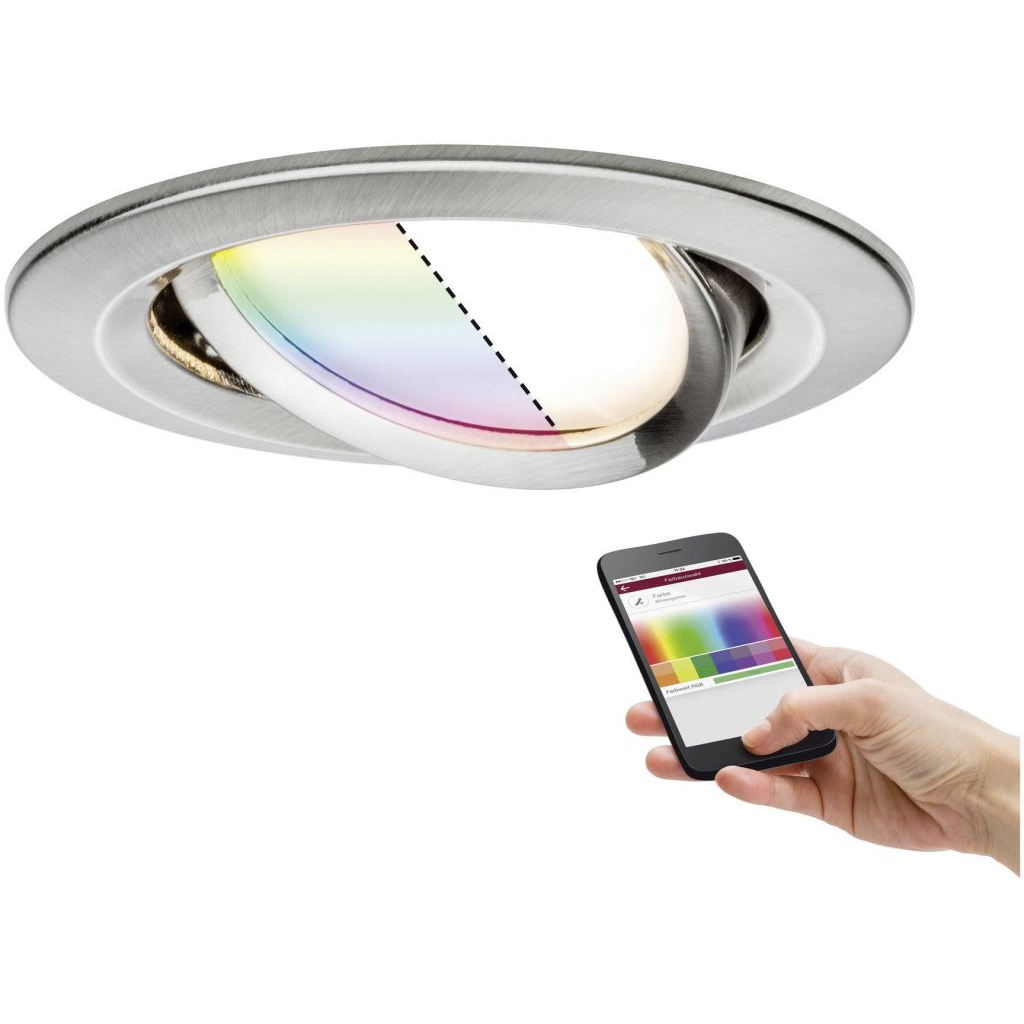 Paulmann Nova 92964 LED-es beépíthető lámpa 5.2 W melegfehér matt vas (paulm92964)