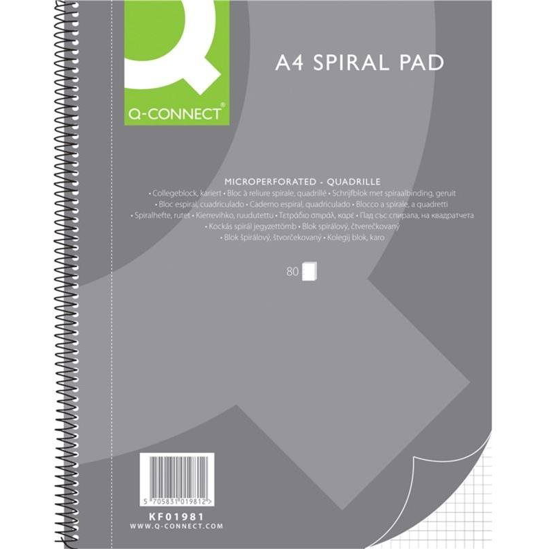 Q-CONNECT A4, 80 lap, négyzet alakú (KF01981)