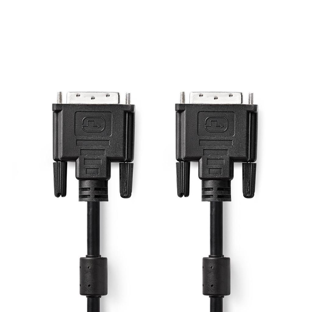Nedis DVI-D 24+1 - DVI-D 24+1 kábel 3m fekete (CCGP32001BK30) (CCGP32001BK30)