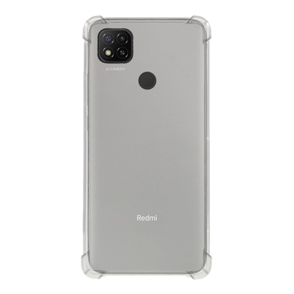 Szilikon telefonvédő (közepesen ütésálló, légpárnás sarok) ÁTLÁTSZÓ [Xiaomi Redmi 9C] (5996591002293)