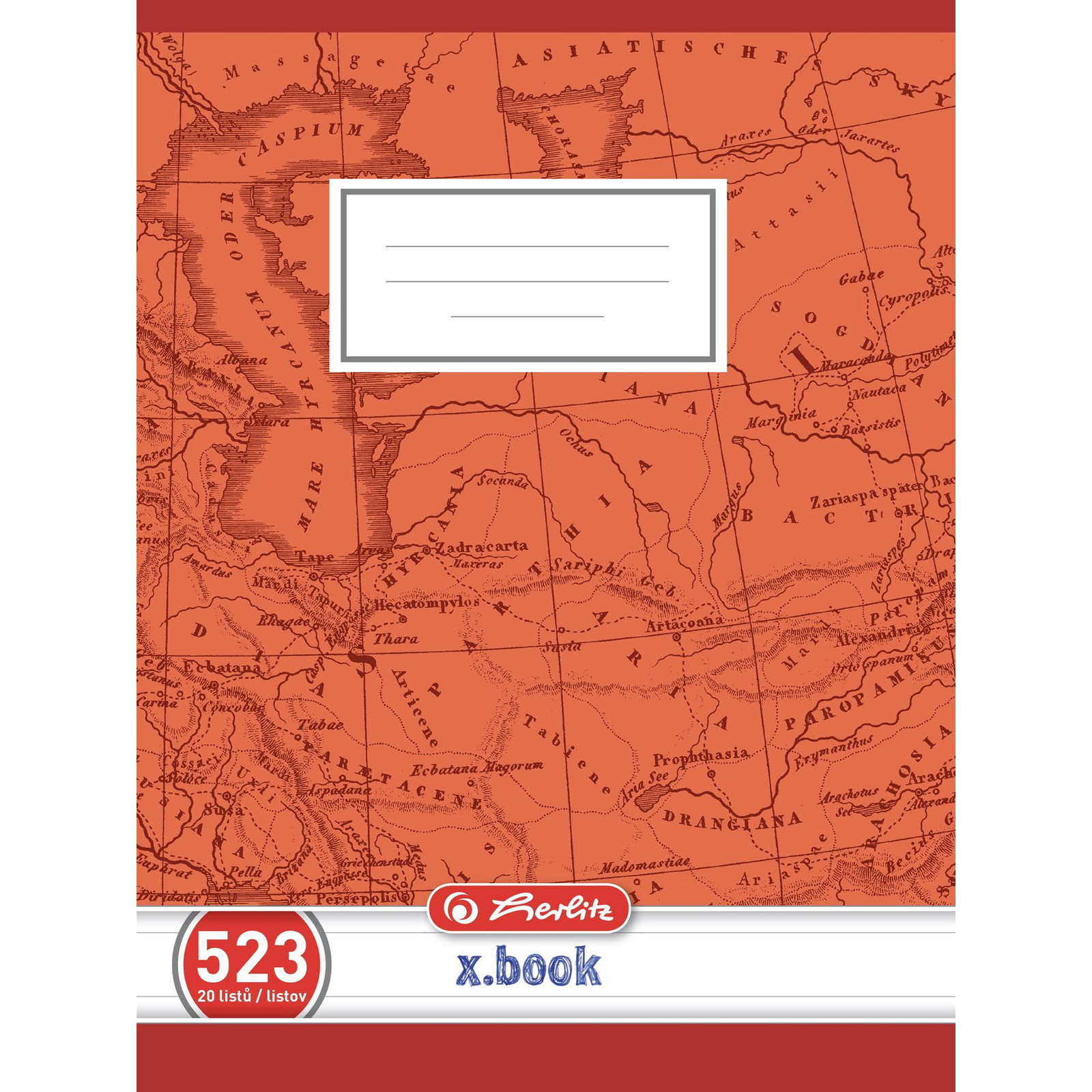 HERLITZ 523 A5, vonalas, 20 lap (60078045)