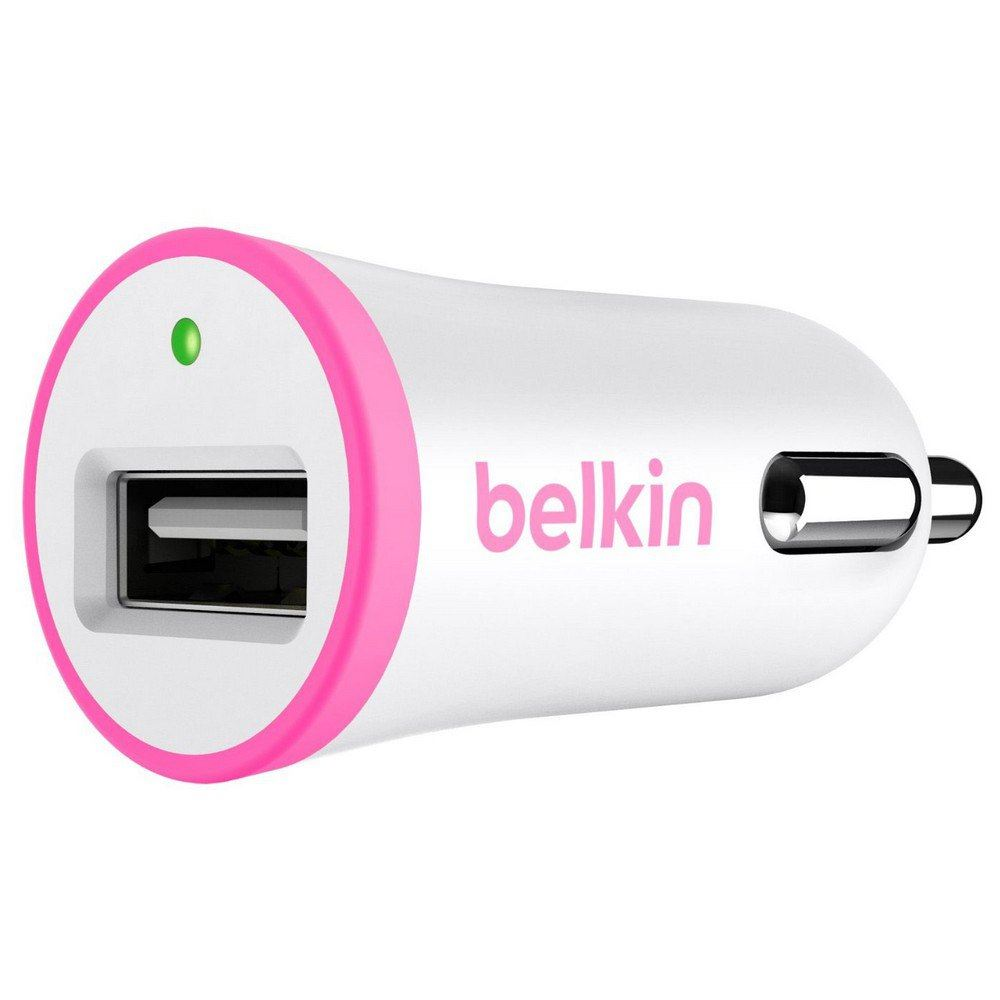 Belkin USB autós töltő rózsaszín-fehér (F8J014btPNK) (F8J014btPNK)