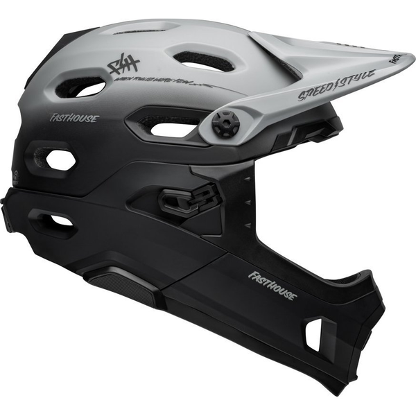 Bell Kask full face BELL SUPER DH Rozmiar kasku: L(58-62 cm), Wybierz kolor: Fasthouse Taco Tuesday Matte Gray Black