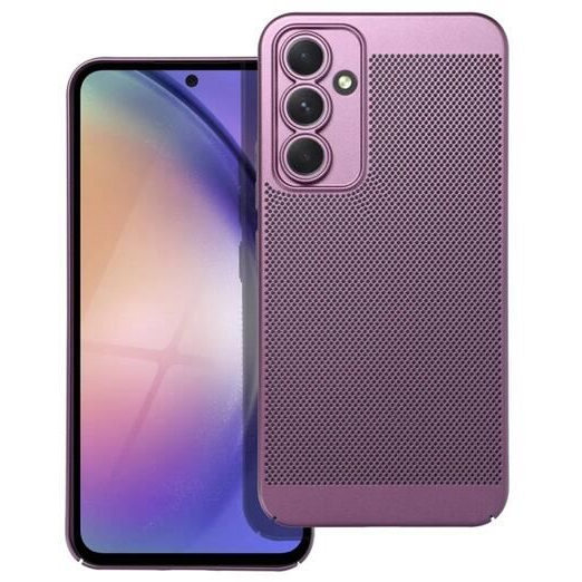 Gigapack Samsung Galaxy A54 5G (SM-A546) légáteresztő, lyukacsos műanyag tok lila (GP-142588) (GP-142588)