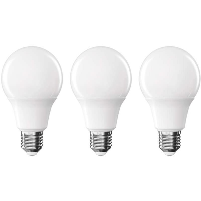EMOS Classic A60, E27, 9,5 W (75 W), 1055 lm, semleges fehér - 3 db (1525733477)