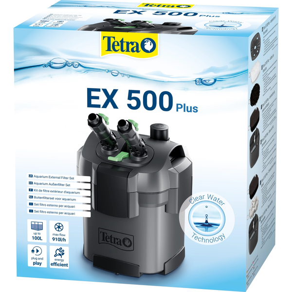 Tetra Ex Plus 500 Külső Szűrő - 100  Literig,