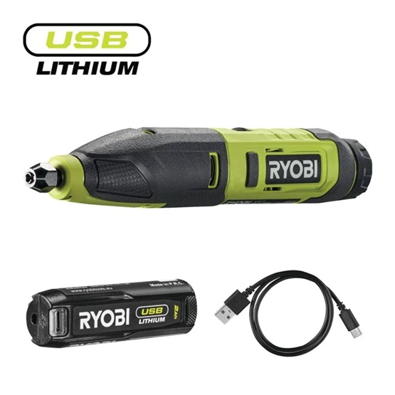 Ryobi RPC4-120G Famegmunkáló Egyenes Csiszoló 4V (5133005640)