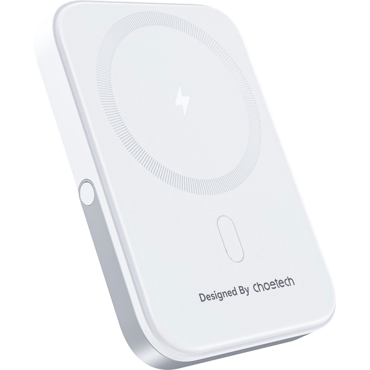 ChoeTech PD20W 5000mAh Magnetic Power Bank with holder white (B742-WH)